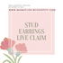 Stud Earrings - TikTok LIVE Claim