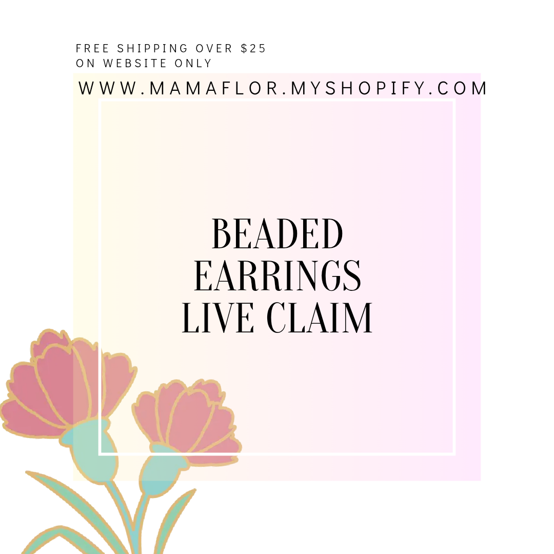 Beaded Earrings - TikTok LIVE Claim